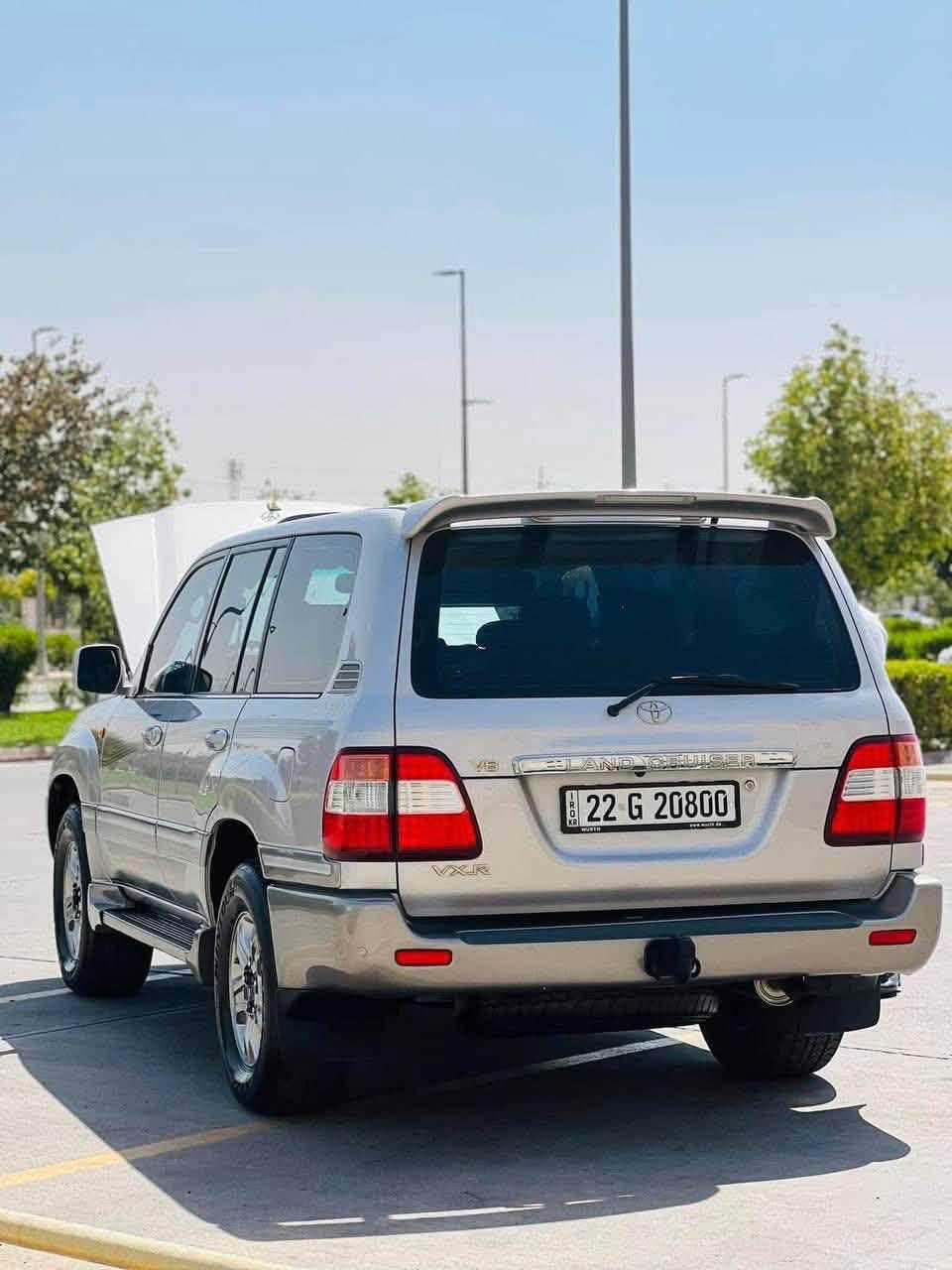 لاندكروزر موديل ٢٠٠٥ فئه VXR محرك ٨ سلندر ٤٧٠٠ بيهة قطعه وحده صبغ رقم اربيل  عدد المقاعد ٧
جكات تعليه تنصيه 
ثلاجه 
 شاشه 
دبل تانكي 
 كشنات جلد البلاد مالتها 
 كامرات خلفي
تحكم ستيرن 
 كشنات كهربائيه 
فتحه سقف 
سعرها ١٧٠
للتواصل على الرقم ***********
