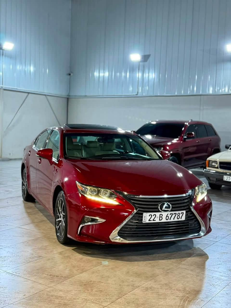 ﷽
LEXUS ES350 2016
◽️ليگزز ES 350 موديل 2016 فول مواصفات
🔹لون مميز ( ماروني ) 
        ~~~~~~~~~~~~~~~~~~~~~~~~~~~~~~~~~
مكان🌇: سليماني               
سعر💵: 158$🔐
 ☎️موبايل / ***********
       ***********
        ~~~~~~~~~~~~~~~~~~~~~~~~~~~~~~~~~
◽️محرك V6 3.5L سته سلندر
🔹گير و محرك بشرط مامفتوح ✅
بدون صوت بدون صرف و خلل بشرط فحص
🔹ماشيه 80 الف حقيقي📦✅

▫️بيها {{ بنيد و نص قبغ جنتة صبوغ }} بدون داخل❌
🔹سيارة جديد حيل حيلوة نضيفة📦

◽️مواصفات
{{ بصمة - فتحة - داخل بيجي و قهواي  - رادار أمامي و جانبي   - كشنات جلد - كشن تتفيىة و تبريد - كشن و ستيرن كهربا - كشن خزن  - شاشة - ماوص - تبريد مركزي - نيزامي أيكو - نيزامي سبورت - لايت ليدو زينون - مراي شفت - ڤوليوم - بلاجكتور - بعد هواي مواصفات }}

◽️اربع تاير و ويل بيلادي جديد بدون مصروف
🔹نظافه ١٠٠٪؜ كامل سيرفس بدون نقص و بدون مصرف
🔹بسميً السنويه بشرط تحويل و خرامه
🔹سنوي و رقم و هزة كلها جديد
سياره مابيها دينار مصرف كامل من كل نواحي

نفسي يوم /تحويل و كاله حاظر
مكان / داخل سليمانيه🌆
        ~~~~~~~~~~~~~~~~~~~~~~~~~~~~~~~~~
