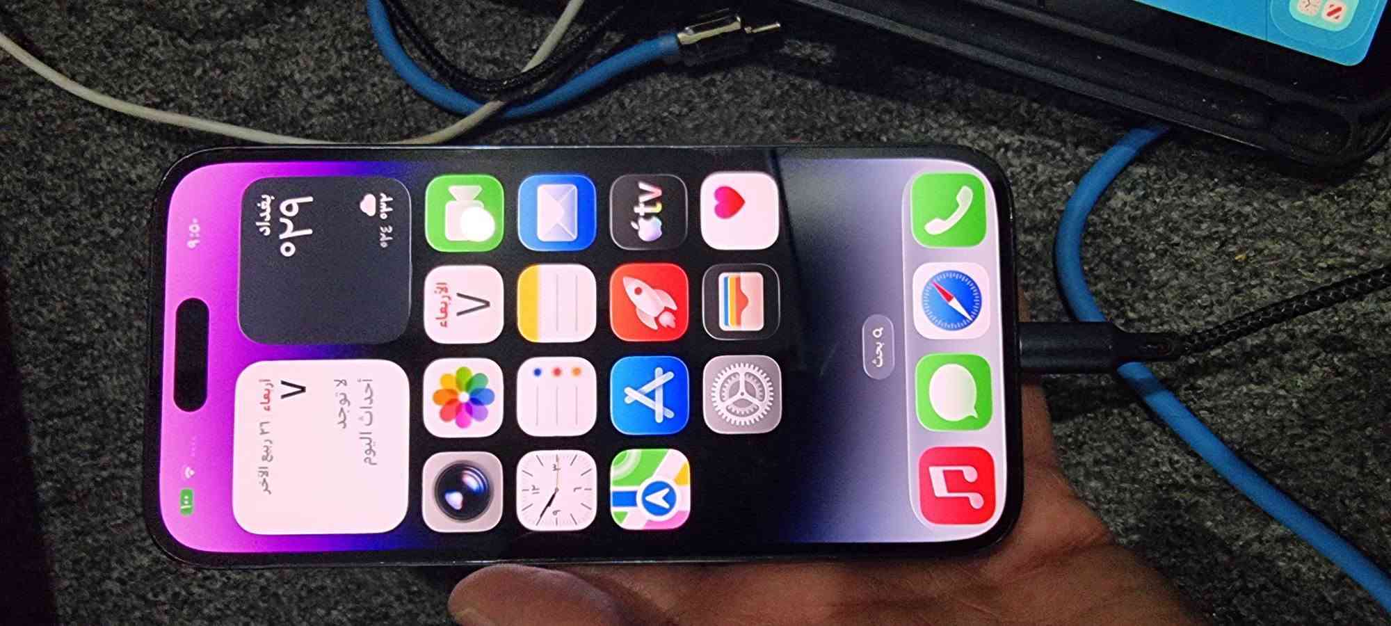 آيفون 14 برو ماكس • ١٢٨ جيجا • شاشة وبطارية مبدلة