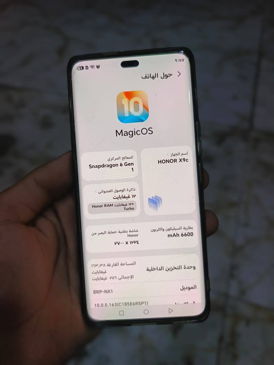 HONOR X9C 256 12+12
سيم كرت عاطل الكامرة الخلفية ما واضحة يعني يراد تتبدل وشاصي بي طخات وضهر من فوك هم طخة بي ادفع سعر عجبني ابيعك متواجد ماسنجر فيس واتساب ***********
