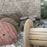 بكرات خشب • ١١بكرة • بلاد رز