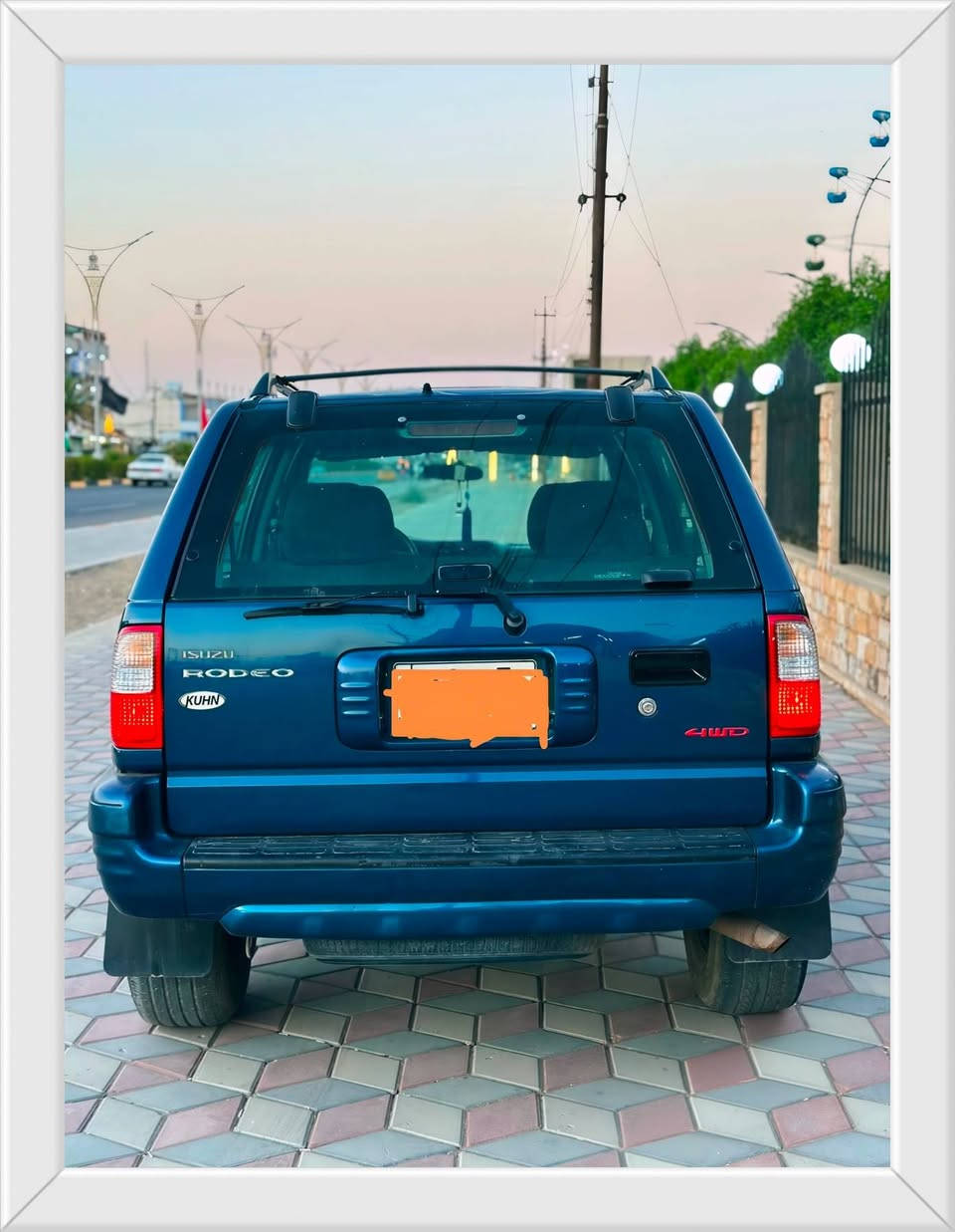 للبيع ايسوزو 2001 روديو
بلادي گير ومكينه وتبريد مكفول
فور ويل وكهربائيات كله شغال 
سنوية 29 رقم  سليمانية
***********
***********
