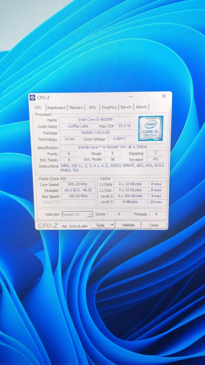 بورد ومعالج • i5-9600KF • H310M S2H