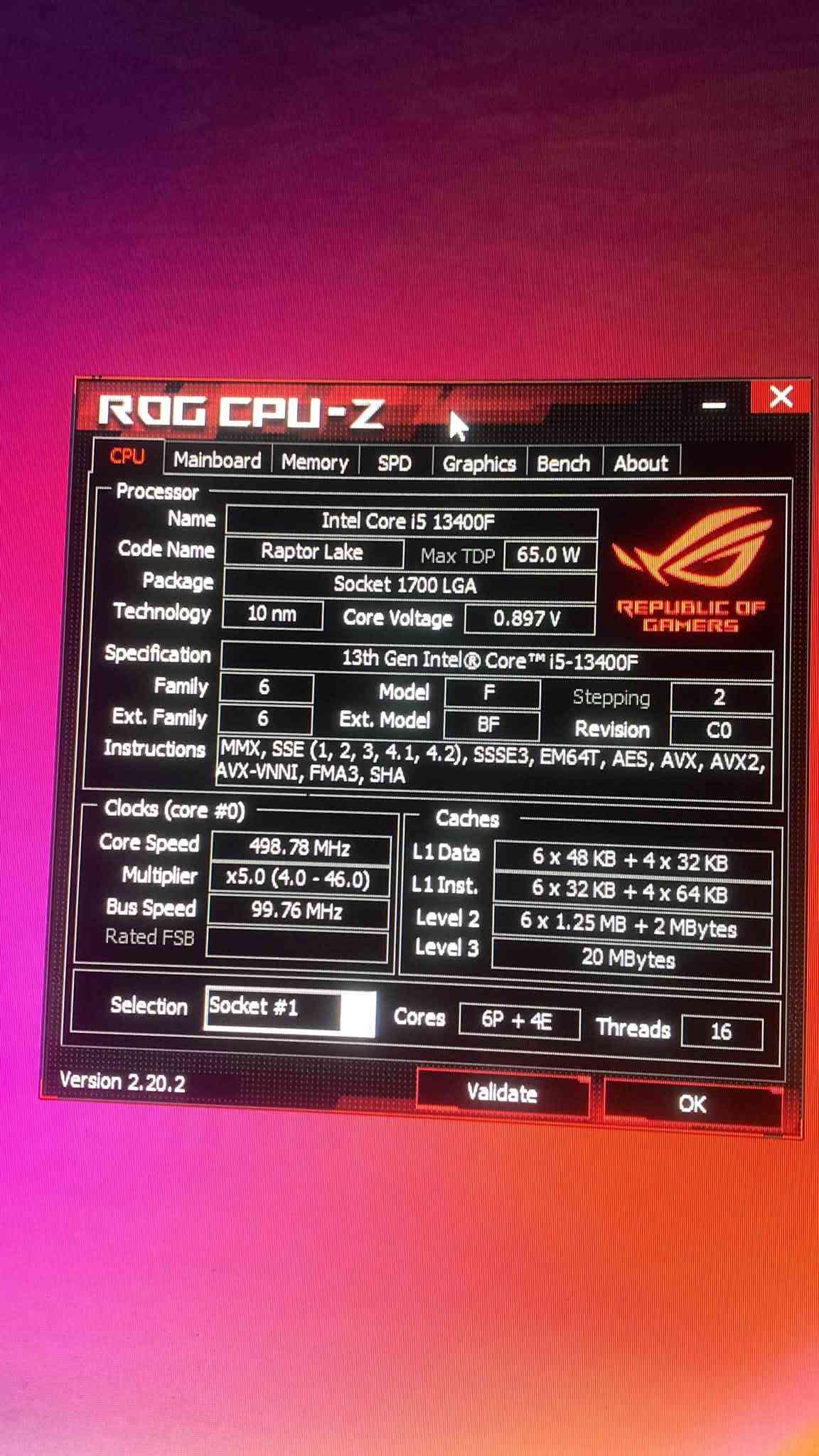 PC بمواصفات ممتازه
2.195.000
شراي هذا رقمي ***********

نص مكتوب في الصور:
- ROG CPU-Z CPU Mainboard Memory SPD Graphics Bench About About CPU-Z Version 2.20.2 - June 2026 Author : Franck Delattre, CPUID Infos and last updates at www.cpuid.com CPUID CPU-Z is a freeware based on the CPUID Software Development Kit Validation by CPU-Z Validator Windows Version Microsoft Windows 11 Professional (x64) Version 25H2, Build 26200.9457 DirectX 12.0 Tools Save Report (.TXT) Validation Save Report (.HTML) Clocks Timers Version 2.20.2 Validate OK
- ROG CPU-Z CPU Mainboard Memory SPD Graphics Bench About Memory Slot Selection Slot #2 DDR5 (UDIMM) Module Size 16 GBytes Max Bandwidth DDR5-6000 (3000 MHz) SPD Ext. XMP 3.0 Module Manuf. G.Skill Week/Year 15/25 DRAM Manuf. SK Hynix Ranks 1 Part Number F5-6000J2836G16G Correction Serial Number 41538AF7 Registered Timings Table Frequency CAS# Latency RAS# to CAS# RAS# Precharge tRAS tRC Command Rate Voltage JEDEC #5 2166 MHz 36.0 37 37 70 106 1.10 V JEDEC #6 2400 MHz 40.0 40 40 77 117 1.10 V JEDEC #7 2400 MHz 42.0 40 40 77 117 1.10 V XMP-6000 3000 MHz 28.0 36 36 96 132 1.400 V Version 2.20.2 Validate OK
- ROG CPU-Z CPU Mainboard Memory SPD Graphics Bench About Display Device Selection NVIDIA GeForce RTX 5060 Ti Perf Level Current GPU Name NVIDIA GeForce RTX 5060 Ti Board Manuf. GIGABYTE Technology Code Name GB206-300 Revision A1 Technology 4 nm TDP 180.0 W ROPs / TMUs 48 / 144 Cores 4608 GEFORCE RTX Clocks GFX Core 180 MHz Shaders / SoC Memory 405 MHz Memory Size 15.93 GBytes Type 0x10 Vendor Samsung Bus Width 128 bits Version 2.20.2 Validate OK
- ROG CPU-Z CPU Mainboard Memory SPD Graphics Bench About CPU Single Thread This Processor Reference CPU Multi Thread This Processor Reference Run on All Cores (16T) Multi Thread Ratio Bench CPU Stress CPU Submit and Compare This Processor 13th Gen Intel Core i5-13400F Reference Please Select CPUID Benchmark Version 17.01.64 Version 2.20.2 Validate OK
- ROG CPU-Z CPU Mainboard Memory SPD Graphics Bench About Processor Name Intel Core i5 13400F Code Name Raptor Lake Max TDP 65.0 W Package Socket 1700 LGA Technology 10 nm Core Voltage 0.897 V Specification 13th Gen Intel(R) Core(TM) i5-13400F Family 6 Model F Stepping 2 Ext. Family 6 Ext. Model BF Revision C0 Instructions MMX, SSE (1, 2, 3, 4.1, 4.2), SSSE3, EM64T, AES, AVX, AVX2, AVX-VNNI, FMA3, SHA Clocks (core #0) Caches Core Speed 498.78 MHz L1 Data 6 x 48 KB + 4 x 32 KB Multiplier x5.0 (4.0 - 46.0) L1 Inst. 6 x 32 KB + 4 x 64 KB Bus Speed 99.76 MHz Level 2 6 x 1.25 MB + 2 MBytes Rated FSB Level 3 20 MBytes Selection Socket #1 Cores 6P + 4E Threads 16 Version 2.20.2 Validate OK
- ROG CPU-Z CPU Mainboard Memory SPD Graphics Bench About Motherboard Manufacturer ASUSTeK COMPUTER INC. Model PRIME B760-PLUS Rev 1.xx Bus Specs. PCI-Express 4.0 (16.0 GT/s) Chipset Intel Alder Lake Rev. 02 Southbridge Intel B760 Rev. 11 LPCIO Nuvoton NCT6798D-R BIOS Brand American Megatrends Inc. Version 1810 Date 12/02/2024 CPU Microcode 0x37 Graphic Interface Version PCI-Express 5.0 Link Width x8 Max. Supported x16 Current Link Speed 2.5 GT/s Max. Supported 32.0 GT/s Version 2.20.2 Validate OK
- ROG CPU-Z CPU Mainboard Memory SPD Graphics Bench About General Type DDR5 Channels # 4 x 32-bit Size 32 GBytes Mem Controller Freq. 1197.1 MHz LLC/Ring 3591.2 MHz Timings DRAM Frequency 2394.1 MHz FSB:DRAM 1:24 CAS# Latency (CL) 40.0 clocks RAS# to CAS# Delay (tRCD) 40 clocks RAS# Precharge (tRP) 40 clocks Cyde Time (tRAS) 76 clocks Bank Cyde Time (tRC) 116 clocks Command Rate (CR) 2T DRAM Idle Timer Total CAS# (tRDRAM) Row To Column (tRCD) Version 2.20.2 Validate OK
- CrystalDiskInfo 9.9.2 x64
- File Edit Function Theme Disk Help Language
- Good
- 47 C
- C: D: E: F:
- 41 C
- Q:
- addlink M.2 PCIe G4x4 NVMe : 4096.7 GB
- Health Status
- 100%
- Temperature
- Firmware
- Serial Number
- Interface
- Transfer Mode PCIe 4.0 x2 | PCIe 4.0 x4
- Drive Letter C: D: E: F:
- Standard NVM Express 2.0
- Features S.M.A.R.T., TRIM, VolatileWriteCache
- Total Host Reads 25031 GB
- Total Host Writes 5631 GB
- Rotation Rate ---- (SSD)
- Power On Count 247 count
- Power On Hours 2553 hours
- ID Attribute Name Raw Values
- 01 Critical Warning 000000000000
- 02 Composite Temperature 000000000140
- 03 Available Spare 000000000064
- 04 Available Spare Threshold 00000000000A
- 05 Percentage Used 000000000000
- 06 Data Units Read 000000321032F
- 07 Data Units Written 0000000B4374C
- 08 Host Read Commands 000000E3DDF76
- 09 Host Write Commands 00000036EBB95
- 0A Controller Busy Time 000000000795
- OB Power Cycles 0000000000F7
- OC Power On Hours 0000000009F9
- OD Unsafe Shutdowns 00000000000A
- 0E Media and Data Integrity Errors 000000000000
- 0F Number of Error Information Log Entries 000000A972C86
- 10 Warning Composite Temperature Time 000000000000
- 11 Critical Composite Temperature Time 000000000000
- 12 Temperature Sensor 1 000000000140
- 13 Temperature Sensor 2 00000000012E
- 1A Thermal Management Temperature 1 Transition Count 000000000000
- 1B Thermal Management Temperature 2 Transition Count 000000000000
- 1C Total Time For Thermal Management Temperature 1 000000000000
- 1D Total Time For Thermal Management Temperature 2 000000000000