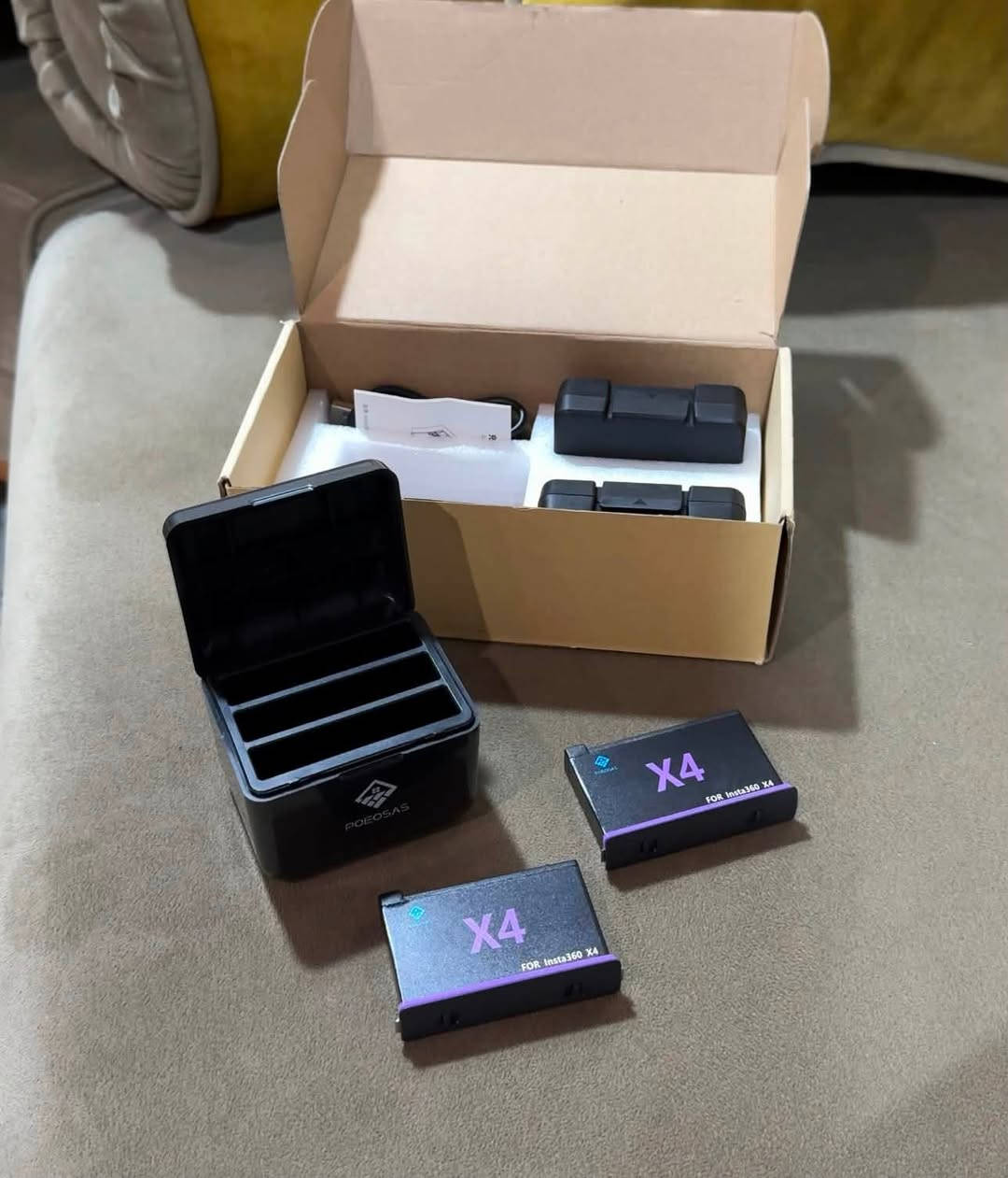 سعر بلاشش ✅ شحن + دەبل بطاریە جیهاز Insta360 4x جدید بل کارتون توصیل متوفر 🚕 واتس ئاب ***********
