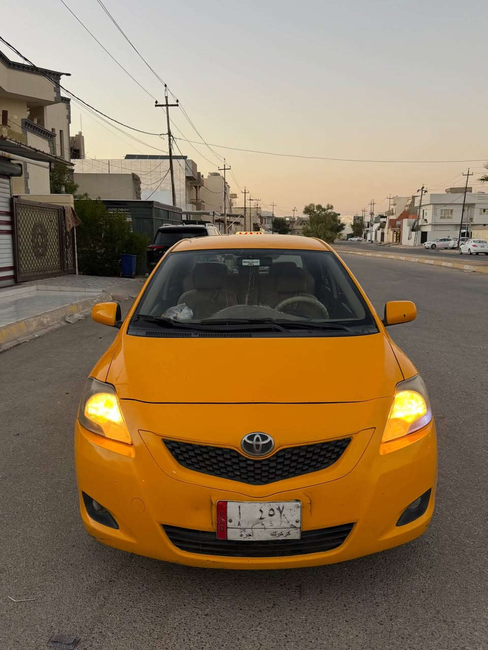 ***********
انسب سعر ممكن تشوفها  63. ورقه 
للبيع فقط يارس تكسي 2008 كير اتوماتيك  مشروع وطني سنويه وهزه جديد لحد 2028 كوبون بانزين بيها غرامات هيئه مصفره كلشي ماعليها  سياره حلوه ونشطه وجاهزه مال رزق كبل اتوكل اشتغل مابيها عيب تخم تايرات وحداديه جديد عليها سياره نقصها  تبريد ماعرف شبيها وكف ميشتغل 
محرك مابيها شي لاصوت لا ادوانز ناعمه ونشطه فقط بيها خيط بخار بسيط ما ياثر سياره ضربه مابيها بجم كبس خلف كبس بس باقي جسمها بي تصفيات مال صبغ 
مكاني كركوك قادسيه 2  سعرها مناسب 63 ورقه فقط
*********** كركوك, العراق
