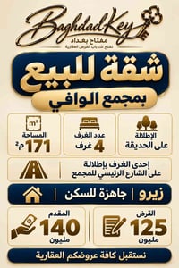 مجمع الوافي • ١٧١م٢ • ٤ غرف