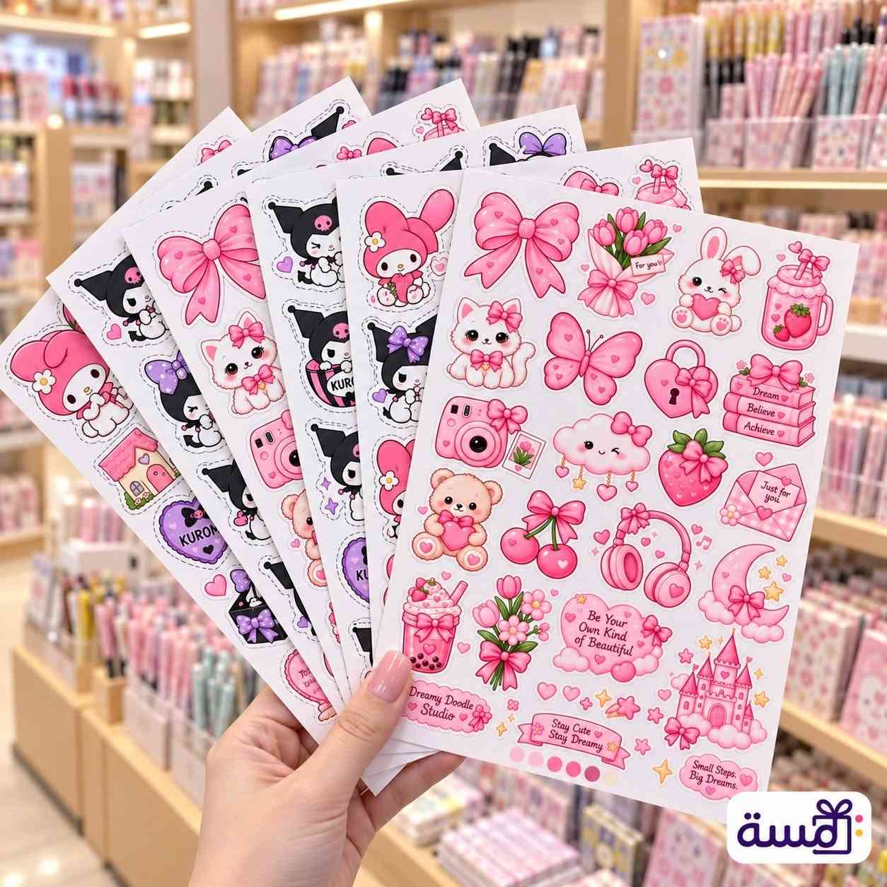 ستيكرات • ورق لاصق • تصاميم حسب الطلب