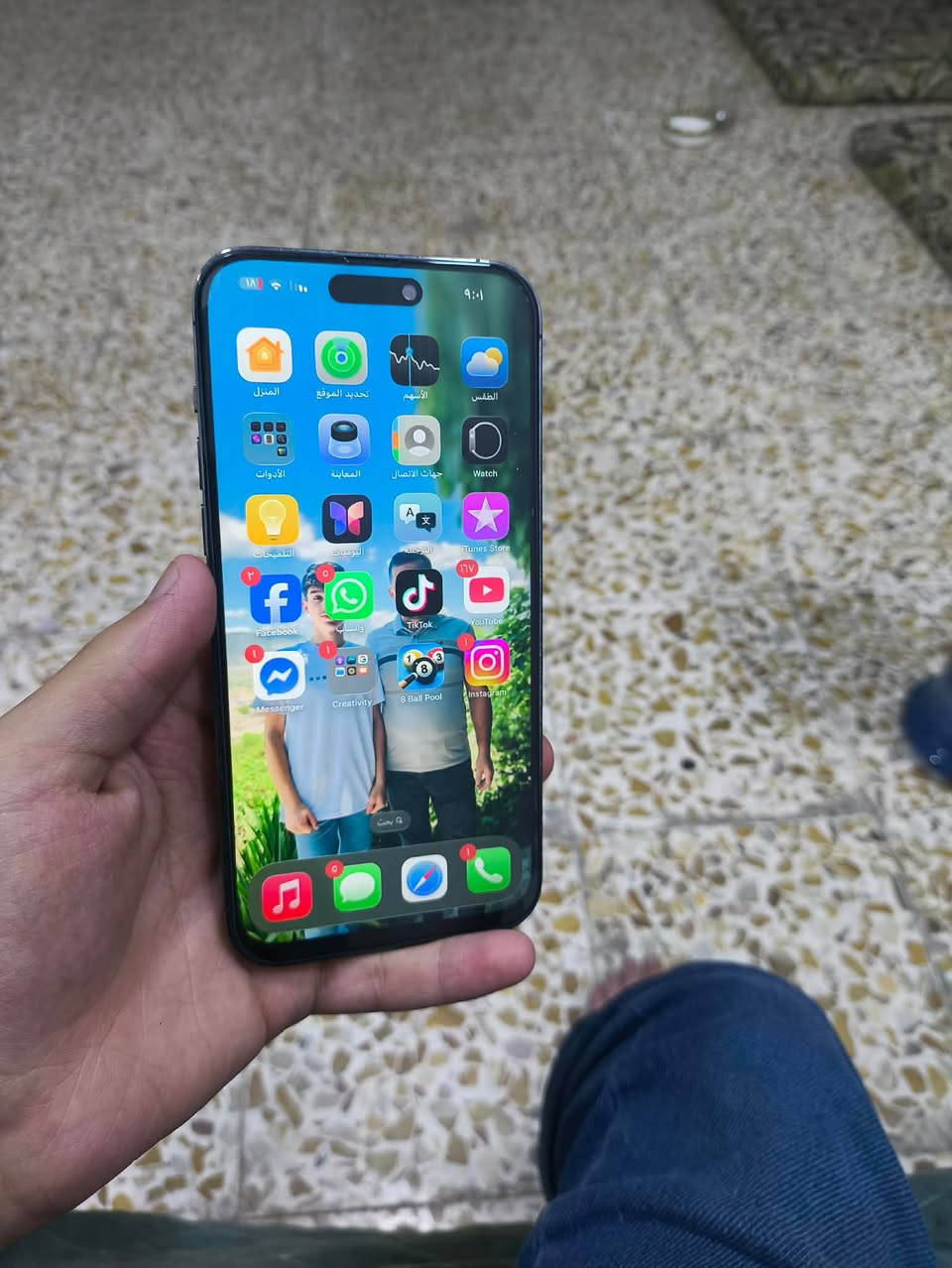 للبيع  أو مراوس حسب القناعه اشعندك دز آيفون 14برو ماكس ذاكره 128 تك سيم جهاز شرط كلو شغال فقط مبدل شاشه اصليه ٣خيارات فيس إيدي شغال بطاريه ٨٠ جهاز نضيف شرط السعر 625 وأبيه مجال شي قليل مكاني موصل حي عدن ***********
