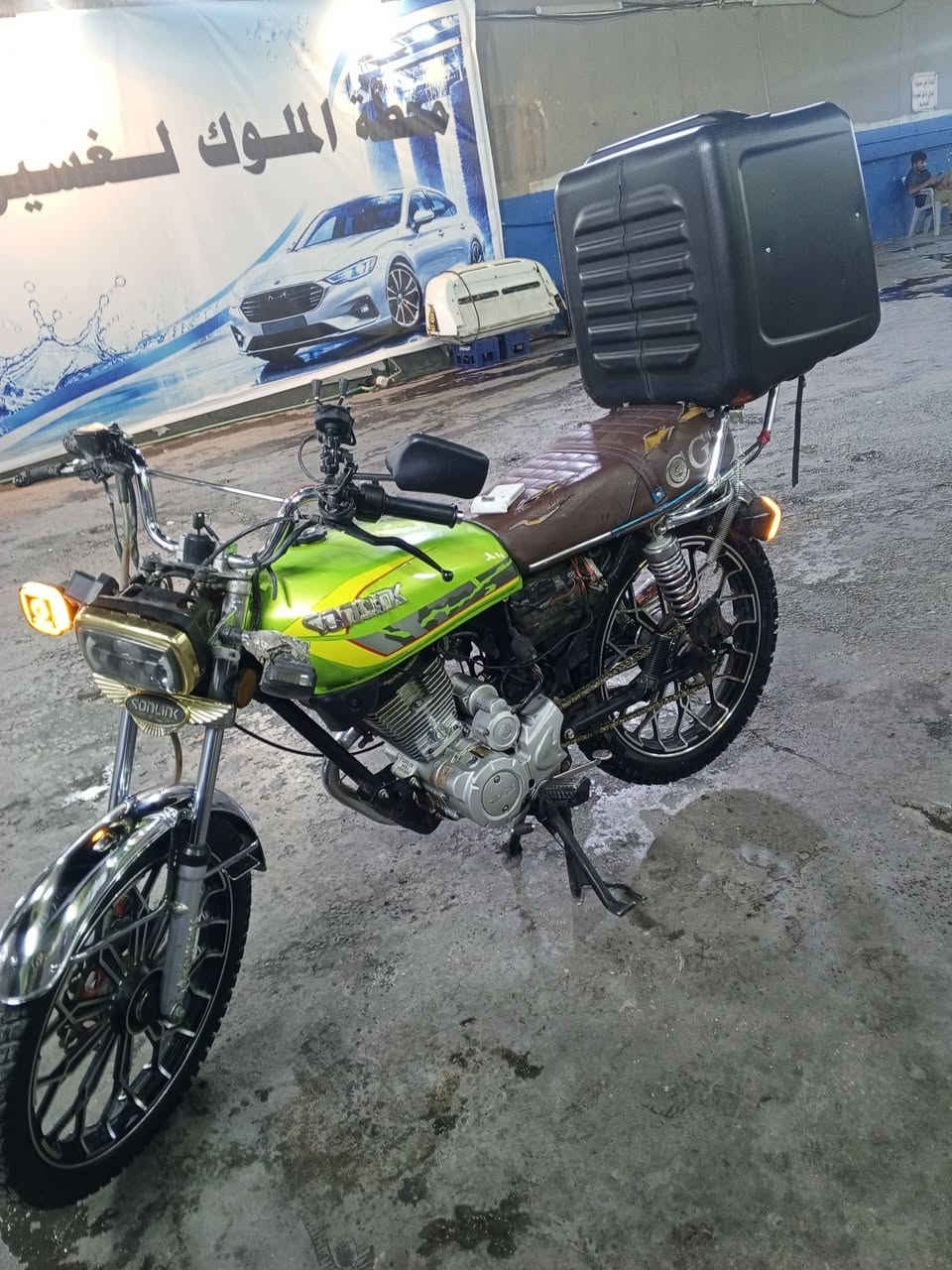 سلام عليكم عيني دراجه للبيع نضيفه فول خمسه كير جميع كهرباء شغاله السعر 550 بيها مجال دراجه عوزها ترتيب لين محد طالع بيها باقيه بالبيت الشراي *********** اخوان بس شراي يتصل
