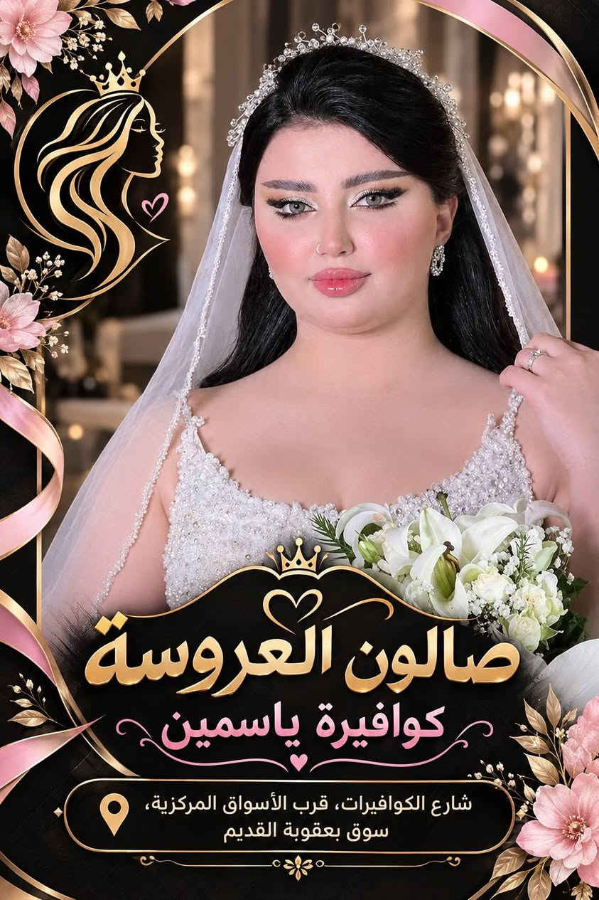 صالون العروسة • بعقوبة شارع الكوافيرات • مكياج عرايس