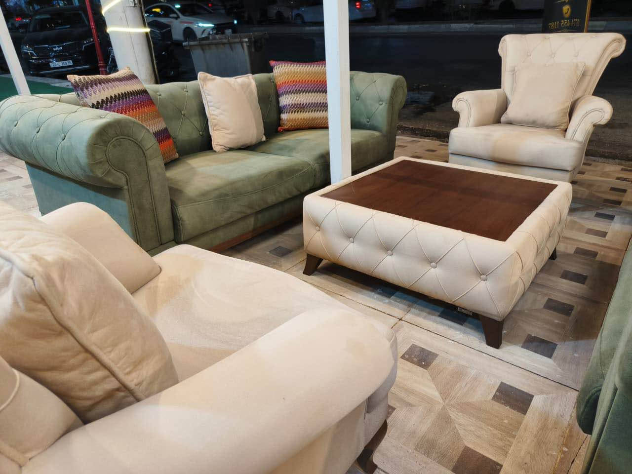 موبليات لا ماسو 🛋️

تخم تركي 8 نفرات مستخدم من ماركة بيلونا نضيف كلش معا طبلة وسطية مختم كلة بيلونا   

 يتوفر توصيل 🚚 الى جميع محافظات العراق

للحجز الفوري راسلنا واتساب☎️:***********  

📍العنوان اربيل سايدين المنارة مقابل سوق اللنكة الجديد مقابل عمارة F

⏰ يومياً من 10 صباحاً لـ 11 ليلاً ‎ أربيل, العراق

