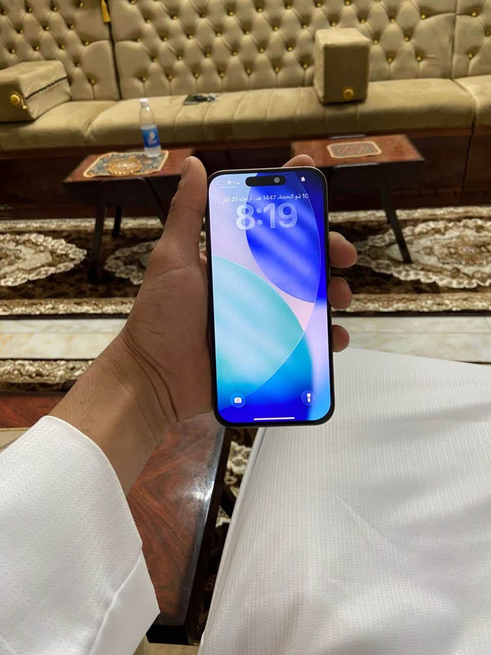 السلام عليكم أيفون 16 برو ماكس للبيع
ذاكرة 256 

بطارية 89 

مبدل شاشة اصلية بيها فطور بسيطة مامأثرة 

سميكارت ميشتغل الباقي كله شغال أي خلل مابي على فحص وضمان انطي من البيت 

بغداد المشتل 

***********
