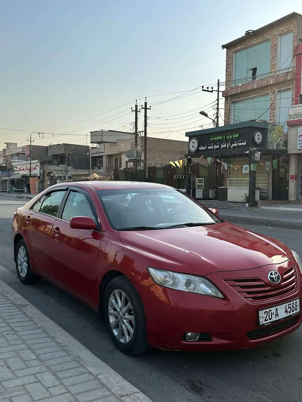 كامري 2007 وارد امريكي كفالة عامة من الصبغ والحادث
كامري 2007 وارد امريكي كفالة عامة من الصبغ والحادث 
السيارة مابيها حادث 
بأسمي 
مكينة لا تبخير ولا تنقيص 
مكينة 6سلندر مواصفات تحكم ستيرن كروز سرعة وشاشة اندرويد كاميرة خلفية وباقي المواصفات  المعروفة ***********  السعر 98 وبيها مجال 
مكانها بغداد حي الاعلام
