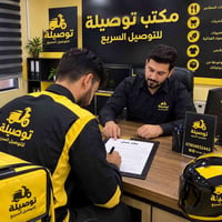 مندوب توصيل • دراجة نارية • راتب أسبوعي