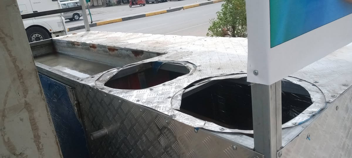 عربانة ٣في٣ • ٢ طباخ • عازل حراري