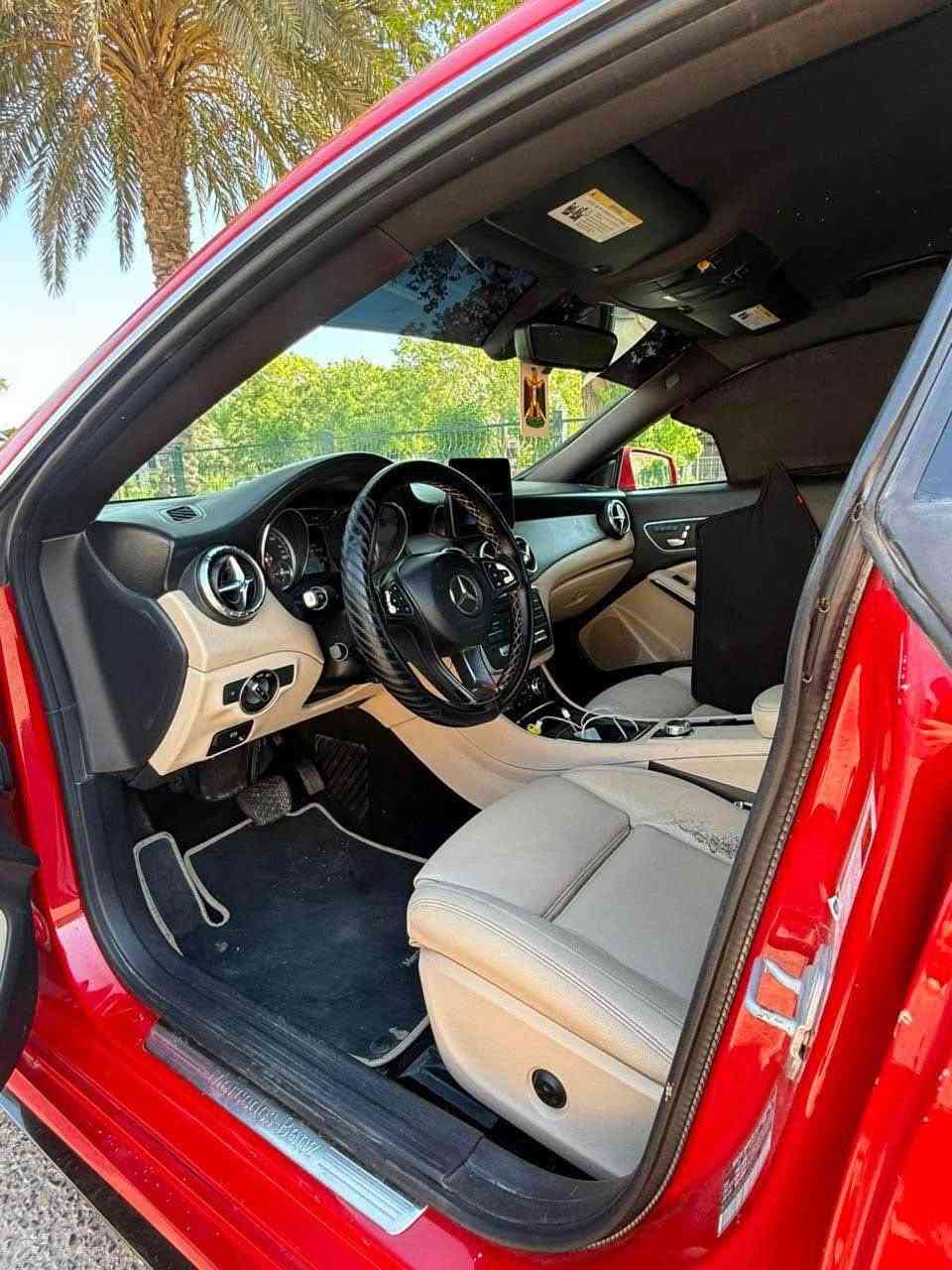 سلام عليكم 🇩🇪🔥 MERCEDES-BENZ CLA 250 🔥🇩🇪
🚘 2018 | 2000 Turbo | 4 سلندر
🇺🇸 وارد أمريكي | 🔢 رقم بغداد باسمي
📍 بغداد – بسماية
✨ المواصفات:
▪️ ماشية 95 ألف كم
▪️ AMG Kit
▪️ داخلية بيج رياضية
▪️ شاشة + Harman Kardon 🔊
▪️ إنارة داخلية 13 لون 🌈
▪️ كشنات Heater + كهرباء + Memory
▪️ مثبت سرعة + شفتات ستيرن
▪️ حساسات أمامية وخلفية
▪️ مكينة وكير كفالة ✅
📸 صور الحادث والسونار بالمنشور
▪️ جاملغ خلفي
▪️ صبغ قمارة نصها بسبب الحادث
📝 كلشي موضح بالصور وبكل شفافية
💰 السعر: 125  ورقه 🥰
🔄 للبيع أو مراوس

📞 *********** بغداد, العراق

نص مكتوب في الصور:
- 000-26603368 - 12/12/2019 - IAA