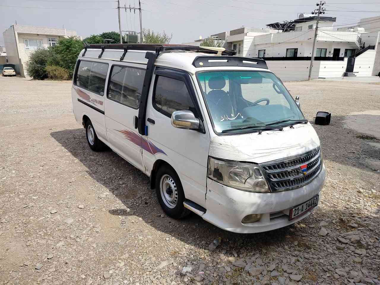فوتون ١٤ راكب، كير أوتوماتيك، بنزين. السنوية جديدة لغاية ٢٠٢٨، وكالة بأسمنا. طقم
إطارات جديدة. السيارة هيكلها نظيف جداً، فيها صبغ ببعض الأماكن لكن بدون ضربات.
الكير أوتوماتيك، المحرك بنزين. يعمل بدون مشاكل. السعر
٧٥ ورقة (٧٥٠٠ دولار)، وبيها مجال بسيط للطيبين. رجاءً كلشي مكتوب، لا تتصلون
للأسئلة. للجادين بالشراء، تدللون. ***********
 *********** المكان: السليمانية.

فوتۆن ١٤ نەفەری گێڕ ئۆتۆماتیک جایز سەنەوی تا ٢٠٢٨ تازە وەکالەت بەناو خۆمانە
تاخمێ تایەی تازەی لەسەرە سەیارەکە هەیکەلی زۆر جوانە جێ جێ بۆیاخی هەیە بەڵام
لێدراوی نییە گێری ئۆتۆماتیک مەکینە وینجی ە  بێ
کێشەیە سعری 75 گڵا کەمێ مەعمەلەی برایانە

تکایە هەموو شتێ نووسراوە بۆپرسیار تیل مەکە

مشتەری لەخزمەتتام

*********** 
*********** 
شوێنم لە سلێمانییە
