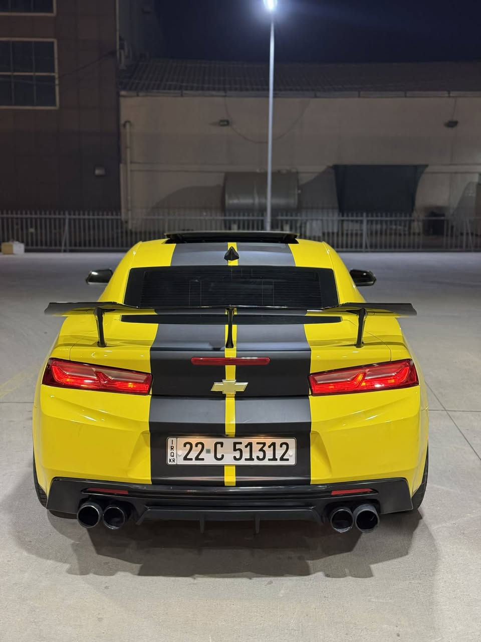 بسم الله الرحمن الرحيم
شيفروليه كمارو RS (Rally Sport) 2016

السيارة 1-Limited
2- لون ليموني اصفر مميز / اصل 
3- سنوية مجددة 2031 
4- هزة جديدة 
5- رقم اربيل الدولي 
6- فتحة سقف
7- تحكمات ستيرن جهتين
8- شفتات سبورت
9- شاشة 
10- كامرة دوارة 
11- حساسات
12- الكشنات كهرباء 
13- مثبت سرعة 
14- لايت زراعة نهار مسوي بسعر 450$ 
15- سستم صوت جديد 
16- اطارات جديده صار اسبوع من شديتهم 
17- لد داخلي 
18- ماشية 120 كيلو 
19- وضعيات القيادة ثلاثه 
20- تشغيل عن بعد 

كير محرك كفالة حادثة مقدمه الجاملغات الامية وطرف البنيد اعتذر عدم وجود صور الحادث ادزلك رقم الشاصي وشوفهم . والي ميعجبه السعر هوايه اكو بالسوك ان شاء تاخذ الاحسن لكن كل سيارة ونظافته .
ربي يرزق الجميع ويحفظكم ربي 

السعر 115$ 
مكان السيارة #ميسان
*********** متواجد واتساب
