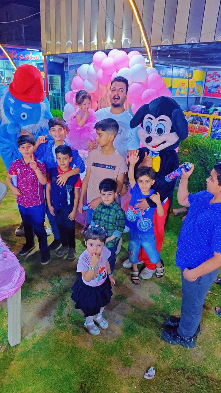 عيد ميلاد وتين في متنزه نيو دي العائلي في الدورة
سعر الحجز والتزيين كامل ب35 الف مع الدمى ودي جي وتصوير للحجز ***********
