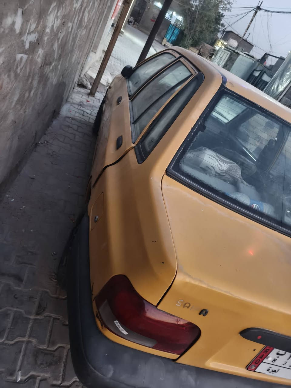 سلام عليكم سايبه مديل 11اليساره متركه صار شكد شغاله مابيه أي شي كبل تطلع بيها بغداد الشعب رقم ***********
