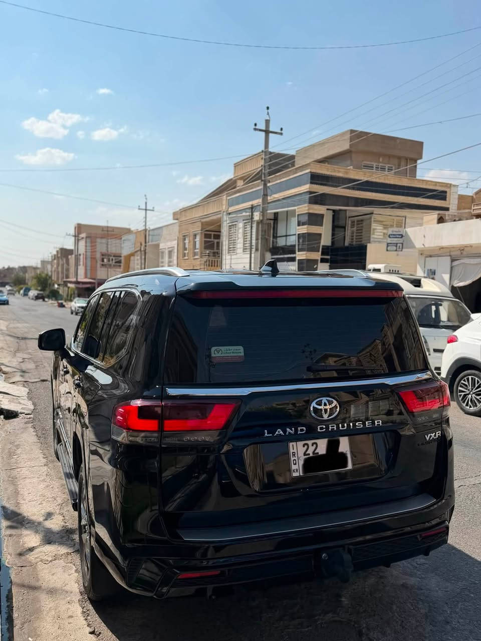 Land cruiser Vx Limited S Black Edishin  2025
شركة جيهان ضمان وصيانة مجانية
عداد : 12.900km
المواصفات: فول مواصفات ١/١ معروفة

شاحن لاسلكي (وايرلس)
ثلاجة
سماعات JBL 
6سلندر (4000) تنفس طبيعي
بصمة
كامرات محيطية (360) درجة
رادار 360درجة
فتحة سقف
كراسي جلد
كراسي : كهرباء-خزن ميموري-تدفئة-تبريد
كراسي خلفية (تبريد)
كراسي مقعد الثالث (كهربائي)
تشغيل عن بعد
شاشة كبيرة
شاشة عرض الاعطال
صندوك كهرباء
فور ويل
دبل كير(عادي+اوتوماتيك)
حساسات (360) درجة
مري كهرباء (شفط) AUTO
مري_جانبي_تدفئة
مرايا_جانبية_حساسة_للضباب_تعمل_تلقائياً 
وبعد هواية مواصفات ماتنذكر…

ملاحظة : سيارة مغلفة PPF ضمان 10 سنوات + تضليل 80‎%‎ موافقة مرور

المكان اربيل للاستفسار :
***********
***********
