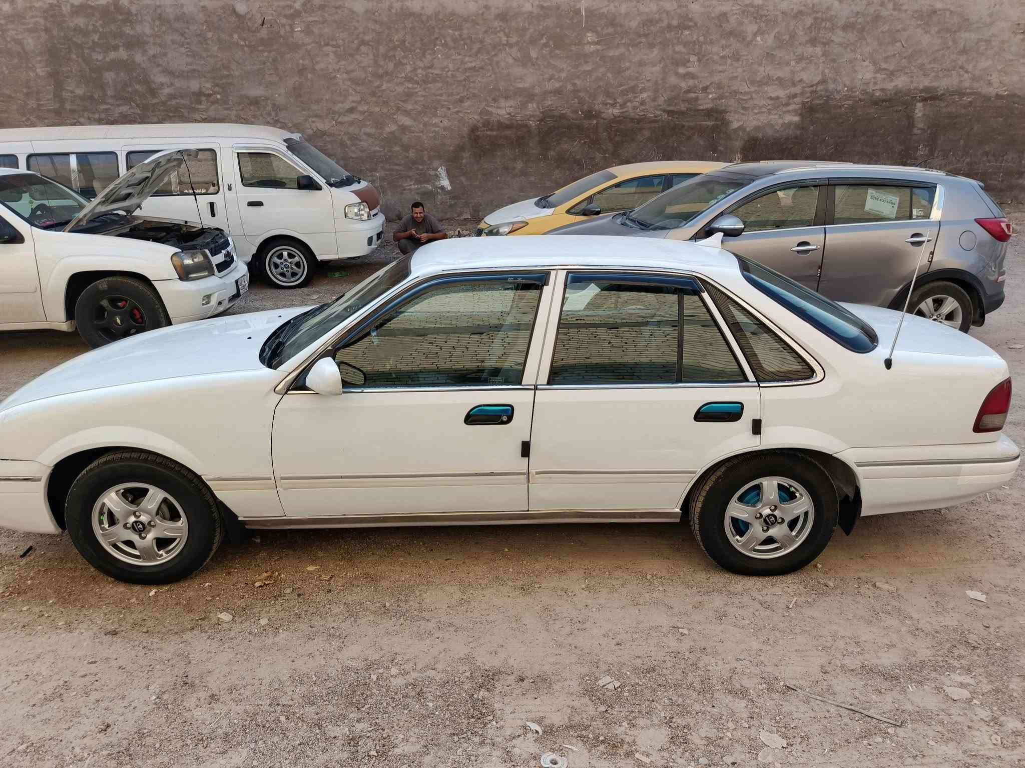 الي يدور جديد هاذا سلام عليكم فراشه 1996 سياره بلاديه بدون قطره صبغ شواصي شركه  تبريد  تخم تاير مكينه مكفوله بسمي رقم 11 شرط التحويل سياره مال جناي مكاني بغداد حي الامانه السعر 38 وبيهه مجال للشراي  هاذا رقم الاستفسار ***********
