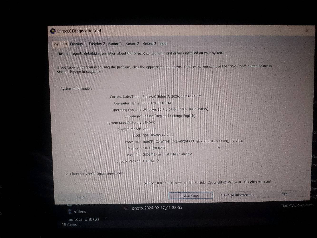 لينوفو W530 • i7-3740QM • كرت شاشة
