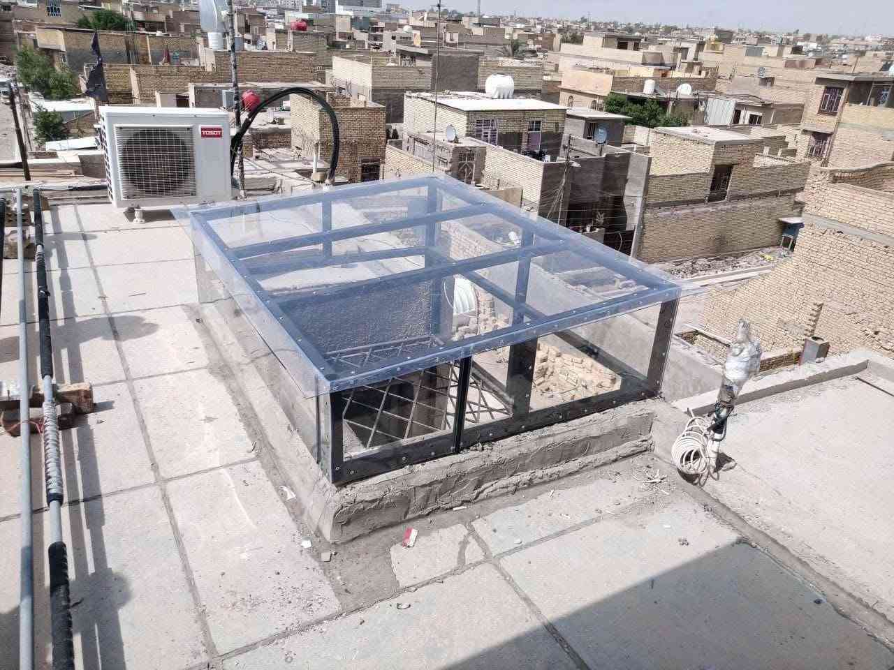 تسقيف المنور • زجاج بلاستيك • تصاميم عصرية