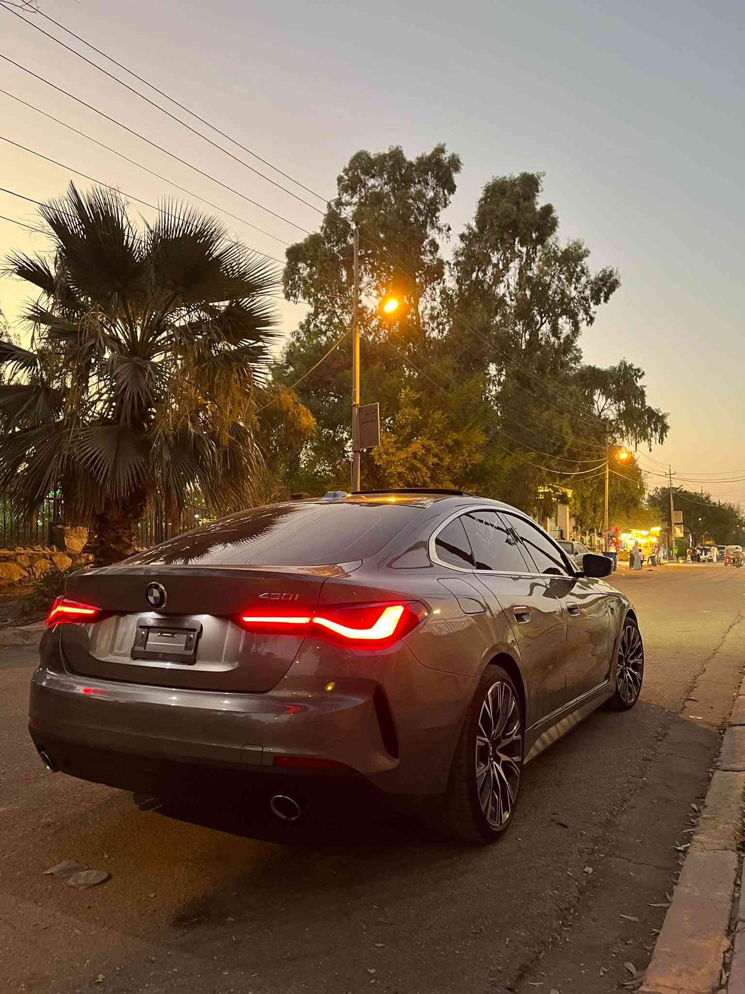 2024 BMW 4 SERIES, 430I GRAN COUPE
4 تون تيربو  2.0L
حادثة فقط باب مبدل بلادي بدون صبخ بارد بسيط بجاملغ امامي  وباب خلفي على كد اصبعين بارد
بصرة شهداء وكاله عامه بئسم مشتري                                      ماشية 27mi فول مواصفات اعلى فئه BWM i4.                                                مكان سياره البصرة تواصل***********
