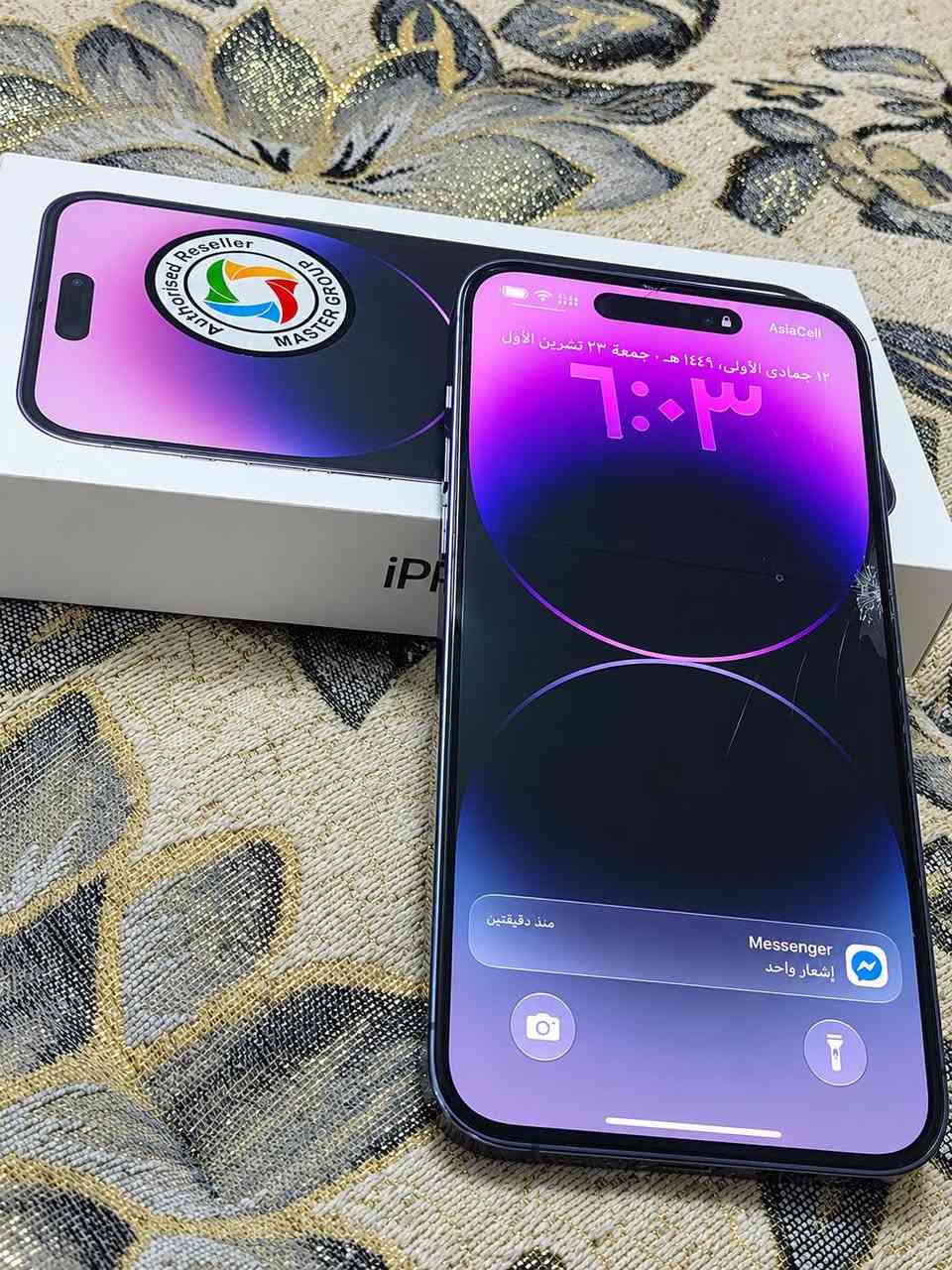 آيفون ١٤ برو ماكس • ٢٥٦ • بطارية ٧٧٪