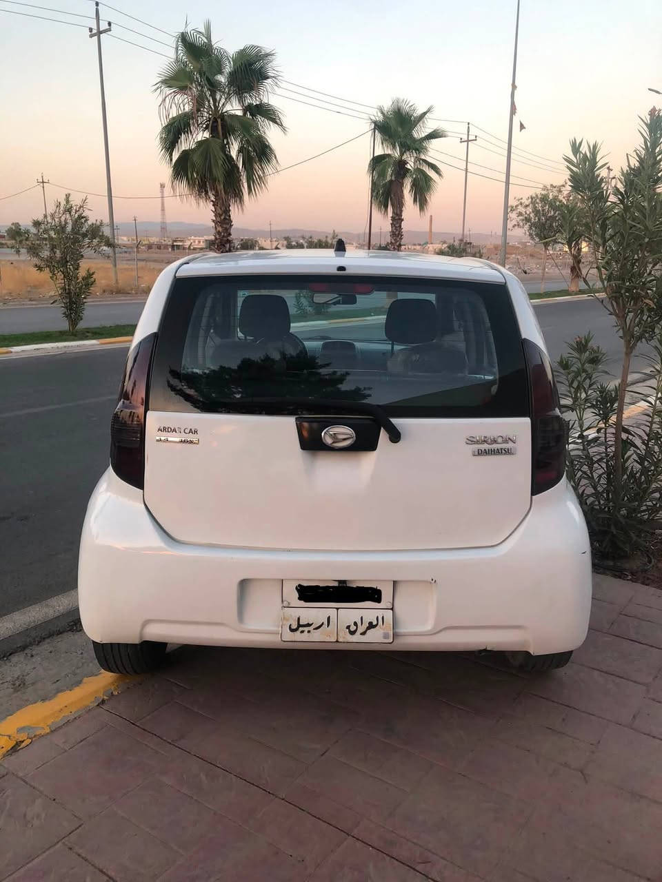 داياتسو مۆدێل ٢٠٠٧ وەكو بۆیاغ چەن پارچەیەكی بۆیاغە بەڵام بە حیزام دەیفرۆشم سیارەكی بێ كێشەیە نرخی سیارەكە ( ٥٨ $ )وەرەقە و مجال 
ناو نیشان / ھەولێر
سیارة داياتسو موديل ٢٠٠٧ سيارة أبيع حيزام و سعرها (٥٨$) ومجال مكان سيارة اربيل
م/***********
