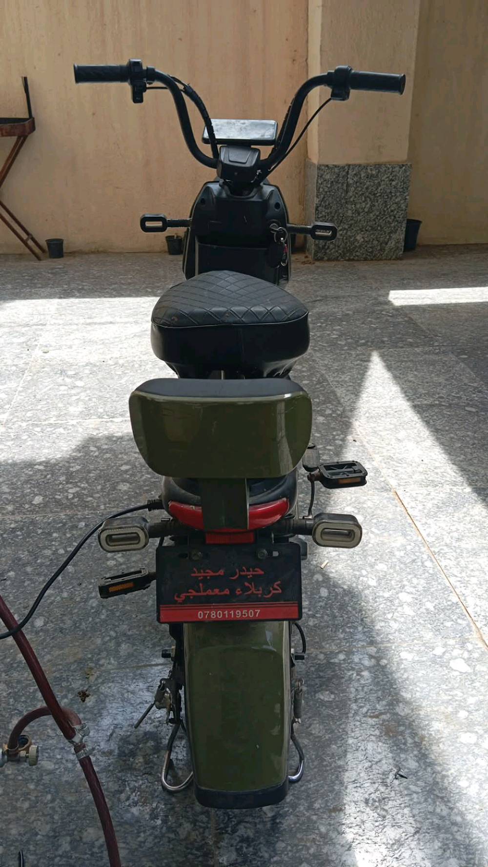 بايسكل شحن اربع بطاريات عقل عطلان فقط السعر 250000 الف قفل بدون احراج العنوان كربلاء حي الموضفين للاستفسار اتصال على الرقم ***********