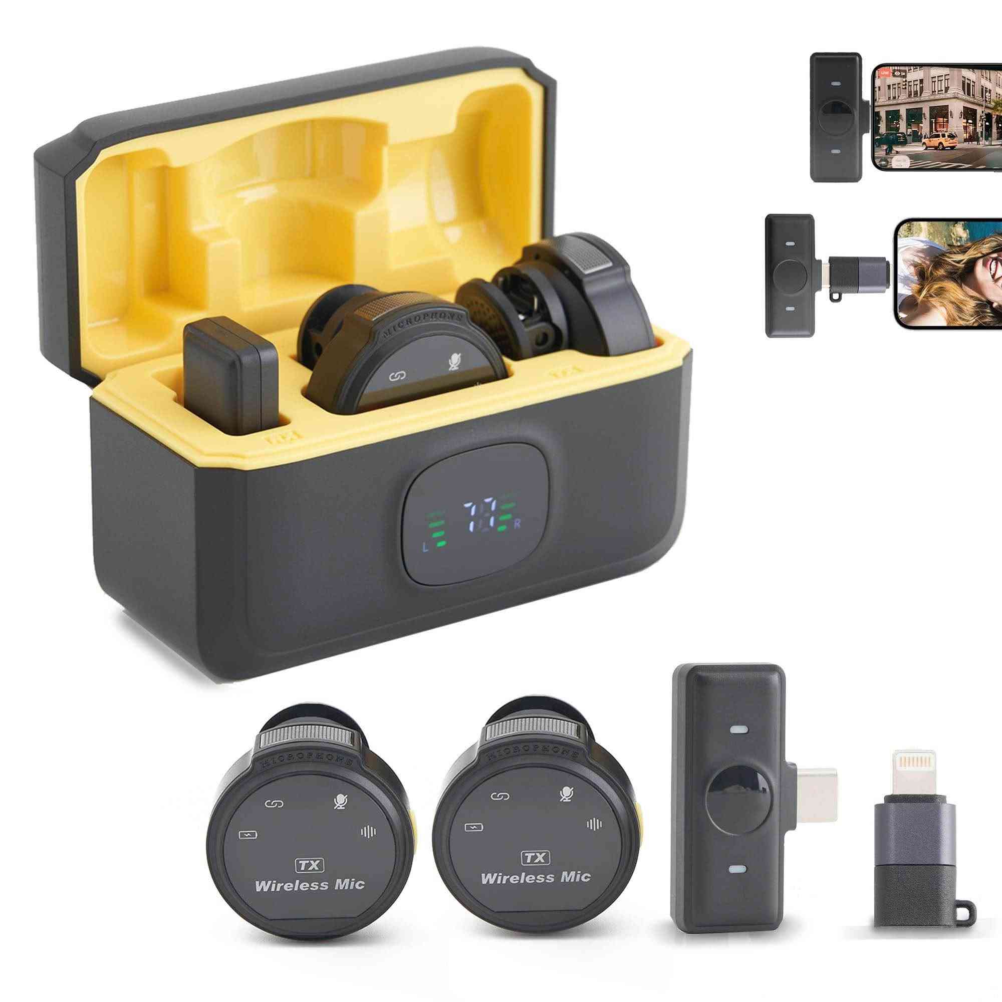 🎙️ Xiaomi J6 Wireless Lavalier

✨ مايك لاسلكي صغير، عملي، وصوت واضح أينما كنت.

يمنحك Xiaomi J6 تجربة تسجيل مريحة بدون تعقيد، مع تصميم صغير وخفيف يجعله مناسبًا للتصوير اليومي وصناعة المحتوى.

🎤 صوت واضح ونقي
📡 اتصال لاسلكي مريح
🔇 تقليل ضوضاء للحصول على تسجيل أنظف
📱 مناسب للهواتف والأجهزة المتوافقة
🎬 مثالي لـ TikTok، Reels، YouTube والمقابلات
🪶 صغير وخفيف وسهل الحمل
🔋 مناسب للاستخدام اليومي والتصوير لفترات طويلة

📦 الحالة: Open Box — تم فتح العلبة فقط، غير مستخدم ✨

🚚 التوصيل متوفر

📞 للطلب والاستفسار: *********** سميل, دهوك
