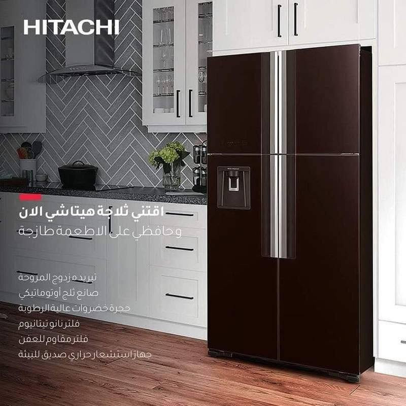 ✨ وصل حديثاً إلى معرضنا.. فخامة التبريد والأداء العالي 
ثلاجات هيتاشي HITACHI
لأن بيتك يستحق الأفضل، وفرنا لكم أحدث موديلات ثلاجات هيتاشي الأصلية بتصاميم عصرية تناسب جميع الديكورات وتلبي احتياجات العائلات الكبيرة والصغيرة:

🔹 1. ثلاجة هيتاشي 4 أبواب (موديل 760)
التصميم: فخم وواجهة أنيقة تضفي لمسة عصرية على مطبخك.

السعة والأداء: مساحة تخزين داخلية واسعة جداً مع توزيع مثالي للبرودة لضمان بقاء طعامك طازجاً لفترة أطول.

المميزات: تقنيات متطورة لتوفير الطاقة واستهلاك أهدأ.

🔹 2. ثلاجة هيتاشي بابين (موديل 765)
التصميم: عملي وكلاسيكي يناسب المساحات المختلفة مع سعة تخزين ذكية.

الأداء: تبريد فائق وسريع يحافظ على النضارة والقيمة الغذائية للأطعمة.

المميزات: تقنية منع تداخل الروائح وأنظمة تبريد ذكية ومتطورة.
ضمان حقيقي لمدة 10 سنوان 

📍 تفضلوا بزيارة معرضنا
العنوان: [المفرق -الشارع العام 
مقابل جسر المشاة الاخضر - معرض الاخوين لتجارة الاجهزة الكهربائية ]

للحجز والاستفسار: 
***********
***********

