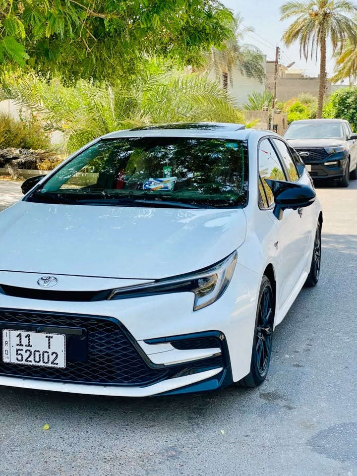 كورلا 2025 خليجي  جي ار .. S..  بلاك المرغوب 
اعلى مواصفات سياره لعلابه تخبل
رقم بغداد #مميززز 
ماشيه 11 الف 
موصفات   

محرك 1800 بانزين + هايبرد 
بصمه + دخول ذكي
 نظام الترحيب عند الاقتراب  
حساس استشعار عند الاقتراب
تبريد قطعتين 
نظام القيادة (سبورت + عادي+سمازت)
كيجات ديجتل شاشه
دشبول لونين احمر و اسود بلادي
ختم جي ار ستيرن و كشنات 
كشنات جلد  احمر + كهرباء
شاشه نفكيشن 
  كامرات 4 دواره 
مانع نزلاق
كروس سرعه
 شحن USP
تبريد بيانو شاشه 
اشاير مري 
مري قابله لطي
شباك لامع 
ويل كب حجم 17
حساس اطار + حساس لايت عالي وناصي اوتو + حساس مطر 
تحكم سترين كامل 

 العنوان بغداد 
 
للاستفسار اتصل ع الخط غير متواجد ع النت

***********
