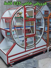 متوفر لدينا عررررض خاص  قفص   120..120..60 سم   السعر 225 الف       ال...