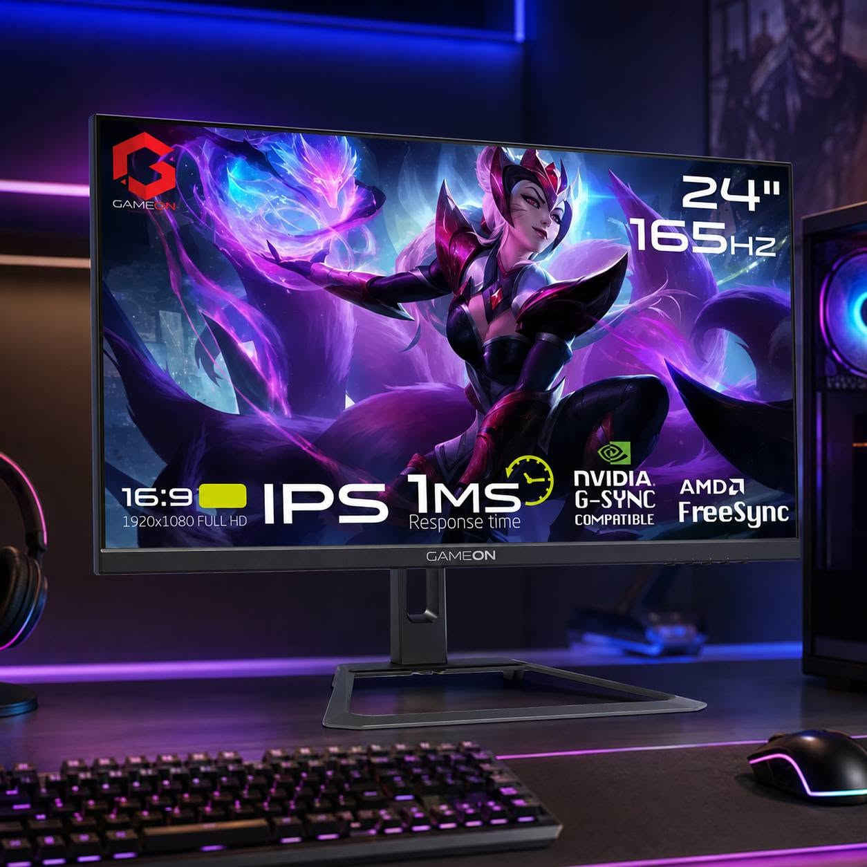 🔥🖥️ شاشة GAMEON Gaming — 24" | 165Hz | IPS 🔥

إذا تريد شاشة ألعاب سريعة وسلسة وبسعر مناسب، هاي تستاهل 👌🎮
قيمه مقابل سعر🌹
⚡ المواصفات:
• 📏 الحجم: 24 إنچ
• 🖥️ الدقة: FHD 1920×1080
• 🚀 التردد: 165Hz
• ⚡ سرعة الاستجابة: 1ms
• 🎨 نوع البانل: IPS
• 🔌 HDMI 1.4
• 🔌 DisplayPort 1.2
• 🎮 تدعم AMD FreeSync
• 🟢 NVIDIA G-SYNC Compatible
• 🎯 مناسبة للألعاب التنافسية وFPS مثل Warzone / Fortnite / Valorant / CS2
• 📦 الكارتونة وكامل الملحقات موجودة

💥 GAMEON EPIC SERIES
شاشة تجمع بين الـ IPS + 165Hz + 1ms حتى تحصل على صورة واضحة وحركة سلسة أثناء اللعب.
💰 السعر: 167ألف
📞 للتواصل: ***********
يوجد توصيل لكافة المحافظات ، نقل آمان وسريع🌸🌺
