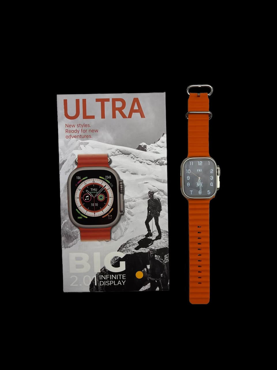 ساعة Ultra BIG

السعر :19000 الف
للحجز واتساب +964 788 705 6946
الميزات:

شكل مطابق للساعة الاصلية

شاشة لمس بحجم 49

يمكن ربطها على جميع انظمة التشغيل Android, IOS

ميزة الاتصال واستلام المكالمات

تتبع نشاط الجسم والحركة

قياس معدل ضربات القلب ومراقبة ضغط الجسم

قائمة واسعة للتدريبات و التمارين الرياضية

خاصية تتبع ومراقبة ساعات النوم

تطبيق خاص للتحكم بالساعة

امكانية تشغيل الموسيقى عن طريق الساعة

سير واحد من الربر

شاحنة دائرية لاسقة مطابقة للساعة الاصلية

ظهر الساعة من البراغي ازرار مخصصة لفتح السير مثل الساعة الاصلية

المنشأ: الصين

الملاحظات:

يتم ربط الساعة عن طريق اعدادات البلوتوث

لتحميل التطبيق يرجى قراءة QR كود داخل الكاتلوك اسم التطبيق Microfit

الساعة تأتي مع سير واحد فقط

الساعة غير مقاومة للماء

لا يمكن فتح الصور عن طريق الساعة
