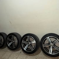 ويل كب 18 مع تايرات 245-45-R18 اخو الجديد بي تصليح بسيط موضح بالصور قي...