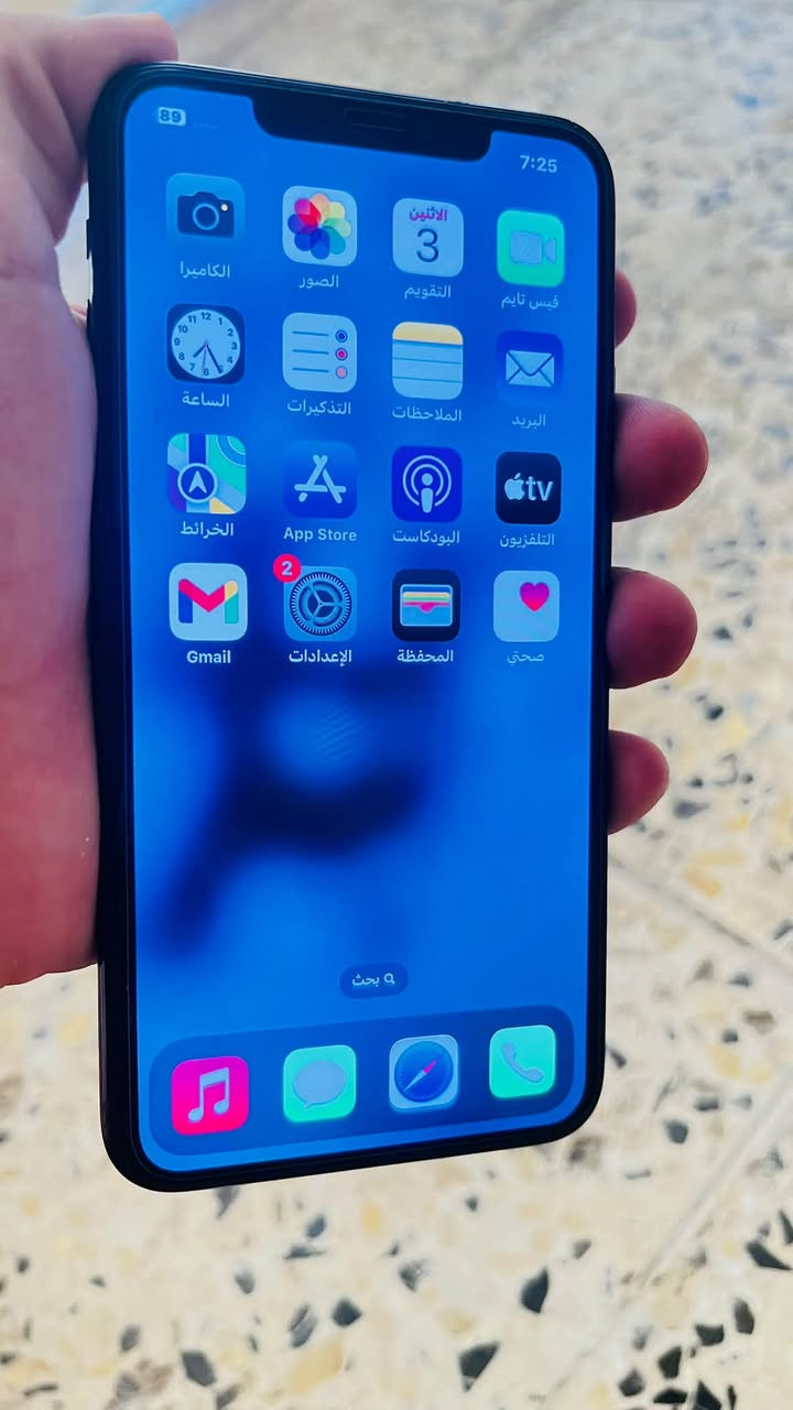 سلام عليكم
حبابيب 11برو ماكس الذاكرة 256 نظافة فول كدامك مستخدم شي قليل بطارية 97 السعر 500 للأتصال ***********

نص مكتوب في الصور:
- 7:26
- البطارية حالة البطارية والشحن
- كما هو الحال مع البطاريات القابلة لإعادة الشحن، بطارية الهاتف قابلة للاستهلاك وتصبح أقل فاعلية مع الوقت. معرفة المزيد...
- 97%
- الحد الأقصى للقدرة
- هذا قياس لقدرة البطارية مقارنة بقدرتها عندما كانت جديدة. قد تتسبب القدرة المنخفضة بتقليل ساعات الاستخدام بين عملية الشحن والأخرى.
- أقصى قدرة للأداء
- ستساعد الأنظمة المضمنة في النظام والمكونات في تخفيف آثار الأداء التي قد تلاحظها أثناء التقدم الكيميائي في عمر بطارية iPhone.
- شحن البطارية المحسن
- للحد من استنزاف عمر البطارية، يتعلم الـ iPhone من عادات الشحن اليومية، بحيث ينتظر ولا يتجاوز 80% حتى يحين موعد حاجتك إلى استخدامه.