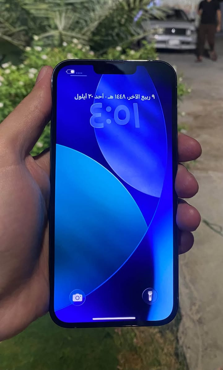 13 pro max
الجهاز وتررررر بروف ما مفتوح ولا متحرك بي برغي ولا بي شخط 
بطارية 86 بلاد 
ذاكرة 256 
شريحة تك 
السعرر 720 وبي مجال شي قليل 
رقمي *********** 
صلاح الدين تكريت العلم 
توصيل ماكو
