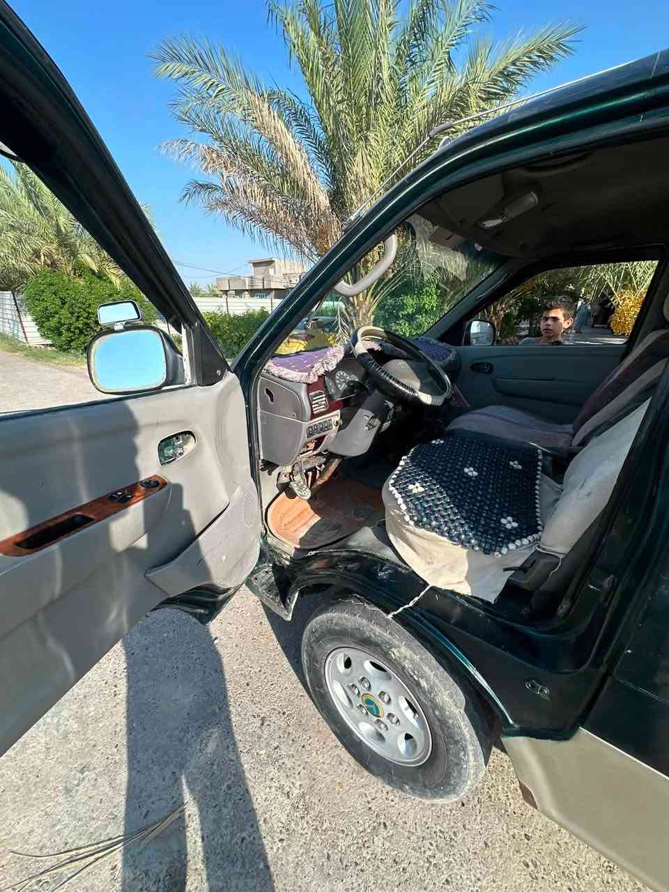 السلام وعليكم للبيع كيا بريجو موديل 95
مصبوغة عام 

مكينة نضيفة حيل 

داخل مال منغولي 

سيارة خير من الله 

سيارة كلها جديدة 

بعد احلا من الصور 

رقمها بغداد 

للاتصال علئ الأرقام التالية 

***********

واتساب:***********

السعر :58 وبيها مجال

