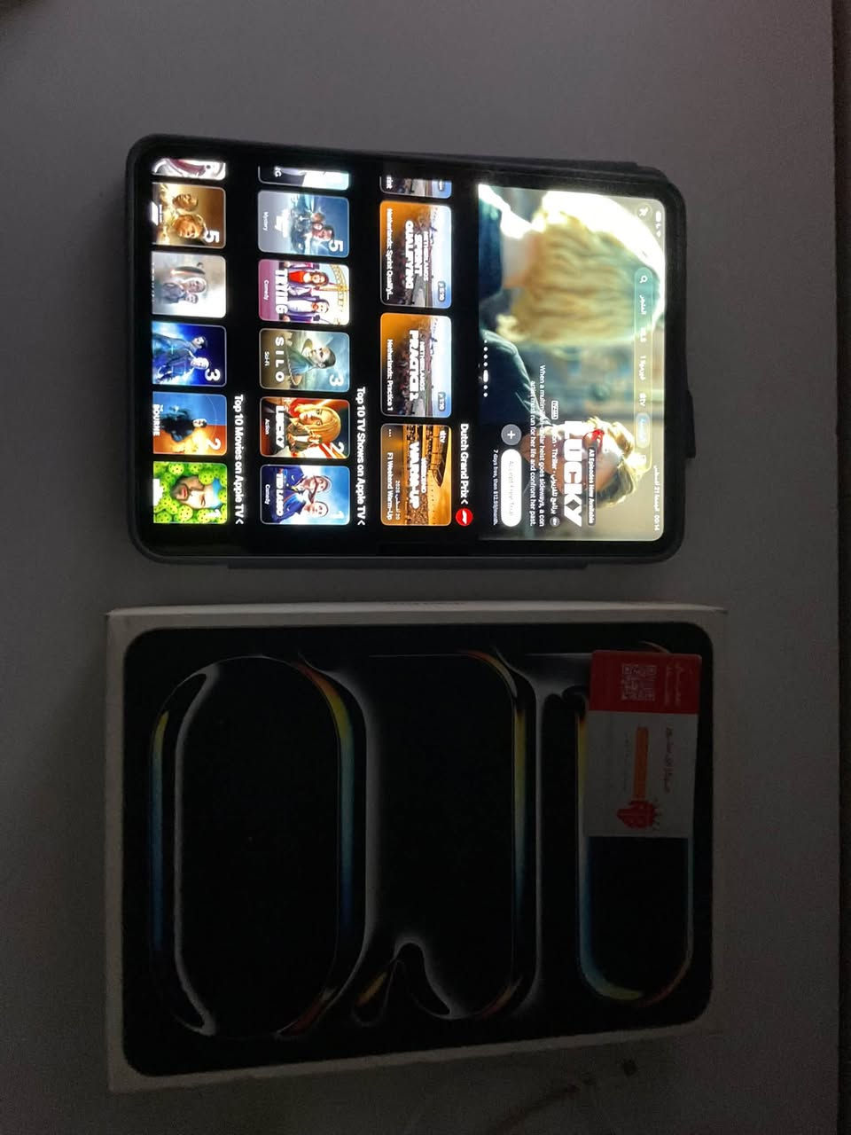 iPad M5 11
استعمال قليل 
بطارية 96
عدد دورات 140
مكفول من كلشي ما داخل صيانه الضمان ينتهي 2027
4
للتواصل 
***********
