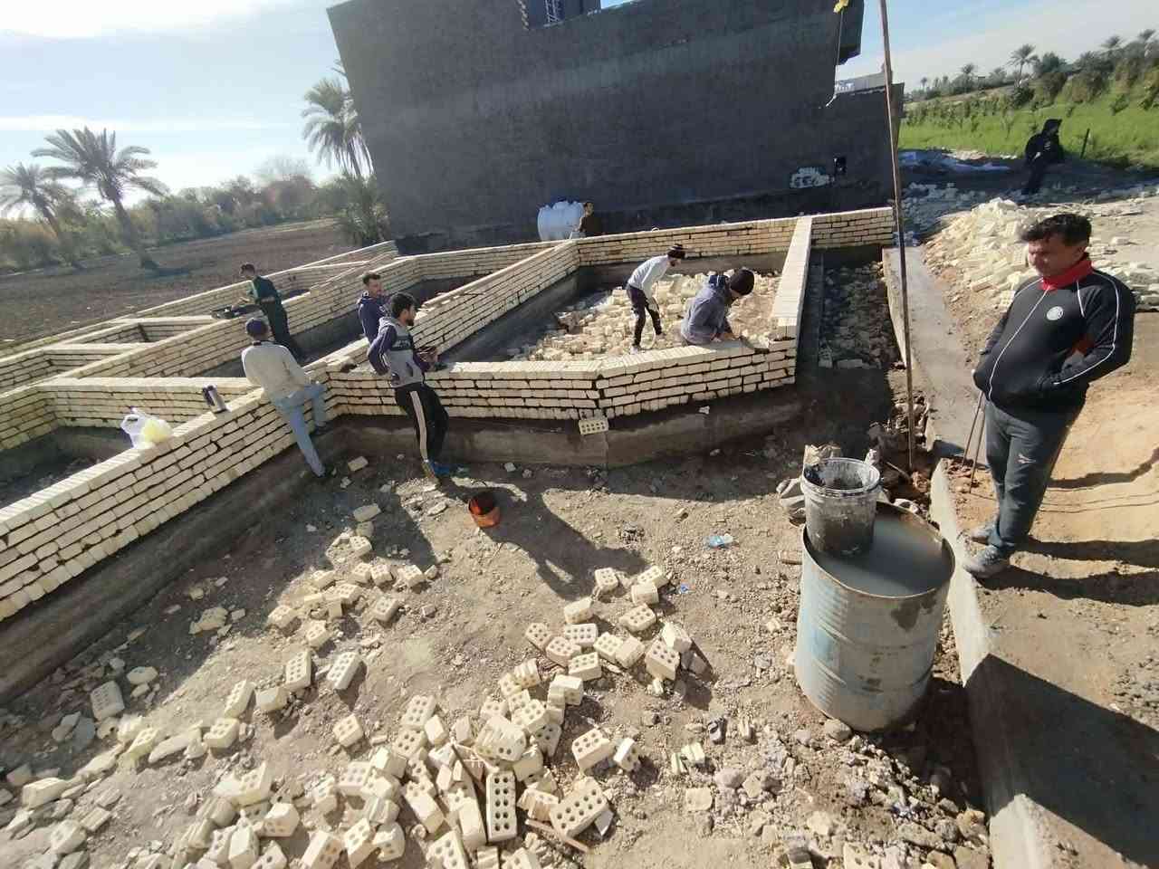 تم إنها لعمل تسليم هيكل مساحة ١٧٠
ارض الحضارة  ديكور لواجهات 
هاشتاك عراقي - Iraqi hashtag مجموعة شركات لمسة الهندسية- One Touch Group حول العالم  ***********
*********** 
#بغداد_عامريه

