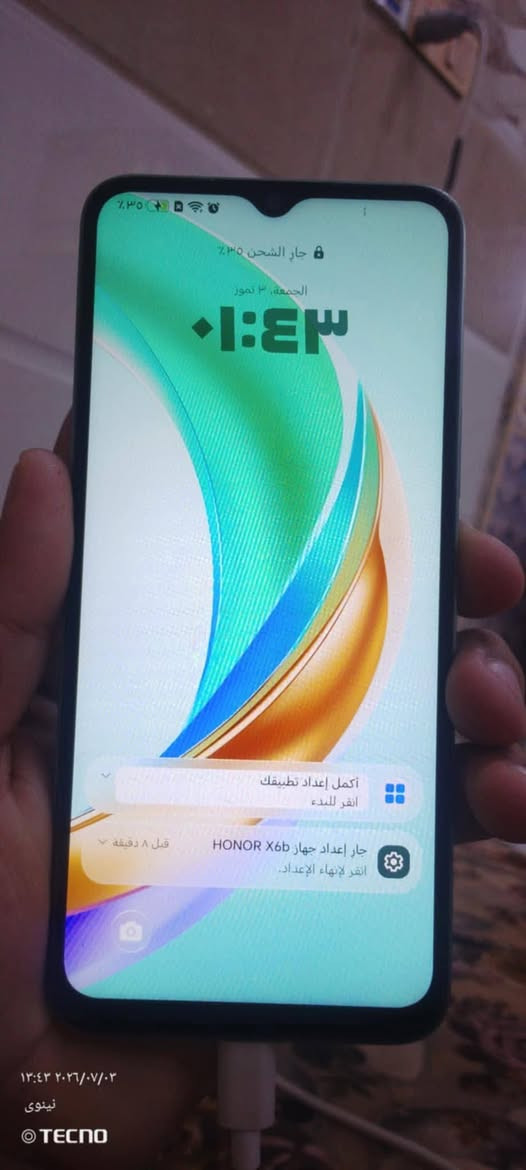 موجود جهاز HONOR x6d ذاكره 256+الرام 12+4يعني الرام 16 بل ببجي 60فريم الجهاز مستخدم شي قليل فد مره مامبدل بيشي +ملحقات كاملا كاملا  السعر 180بي مجال***********تواصل واتساب #مستعجلل
