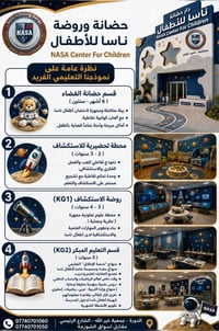 الافتتاح الرسمي لحضانة وروضة NASA  25/8 تهتم بتأسيس طفلك أكاديميًا وتن...