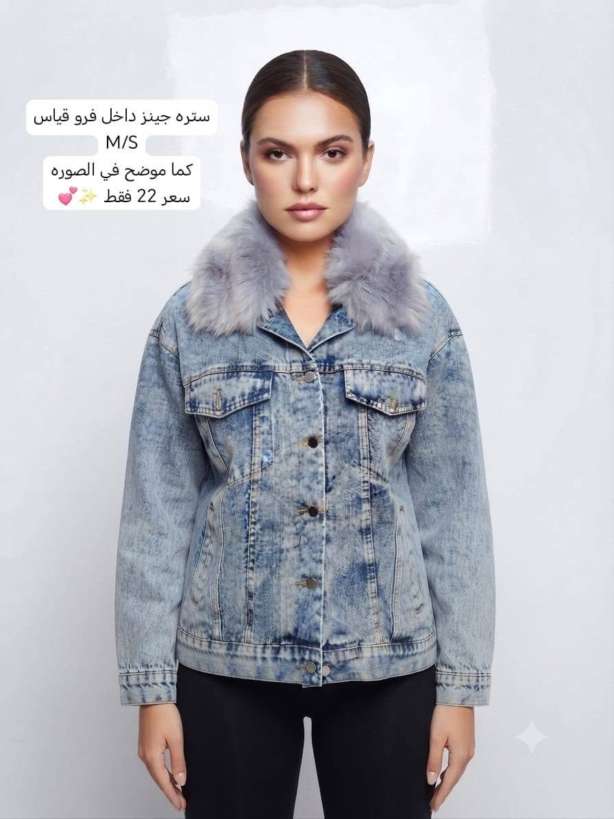 ✨ اهلا وسهلا بيكم حبايب✨ 
الموسم الشتائي القطع الاخير لحكو عليهن اسعار بلاش والخامات ولا غلطه ♥️♥️♥️

نص مكتوب في الصور:
- كوت قياس S كما موضح في الصوره سعره 15 فقط
- كوت قياس L كما موضح في الصوره سعر 18 فقط
- كوت قياس XL الكوالي العالي كما موضح في الصوره سعر 25 فقط
- ستره جينز داخل فرو قياس M/S كما موضح في الصوره سعر 22 فقط 💕✨
- جاكيته قياس L كما موضح في الصوره سعر 8 فقط