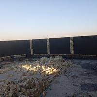 نثر سمنت • تشميع واجهات • استلام مهندس