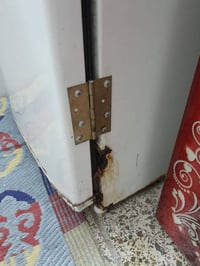 ثلاجة مصرية مستعملة الفريز مالتها ثلج تجمد للبيع للاستفسار 07773235279